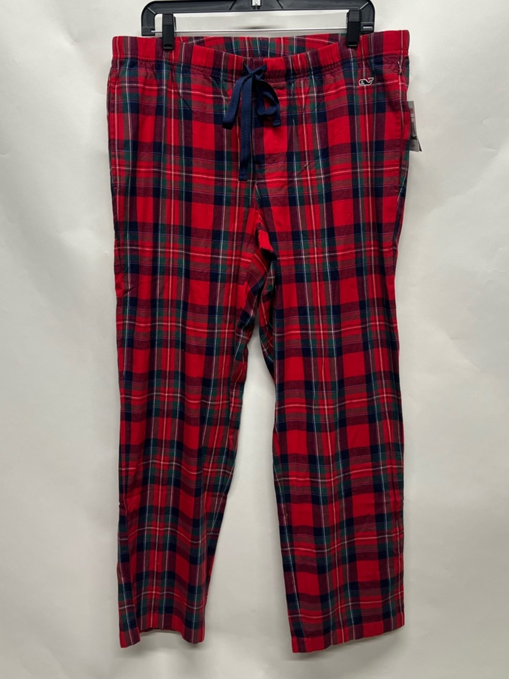 Vineyard Vines Men’s Red Plaid Drawstring Lounge Pants Size L